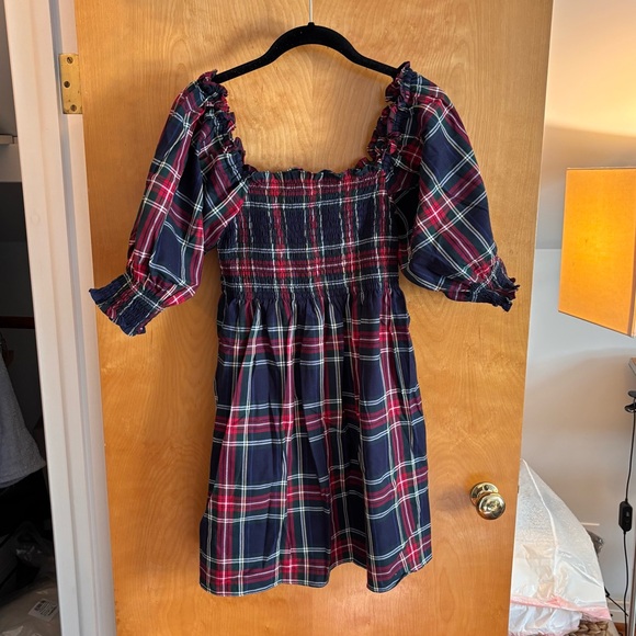 Hill house tartan plaid Athena nap dress - Picture 4 of 4